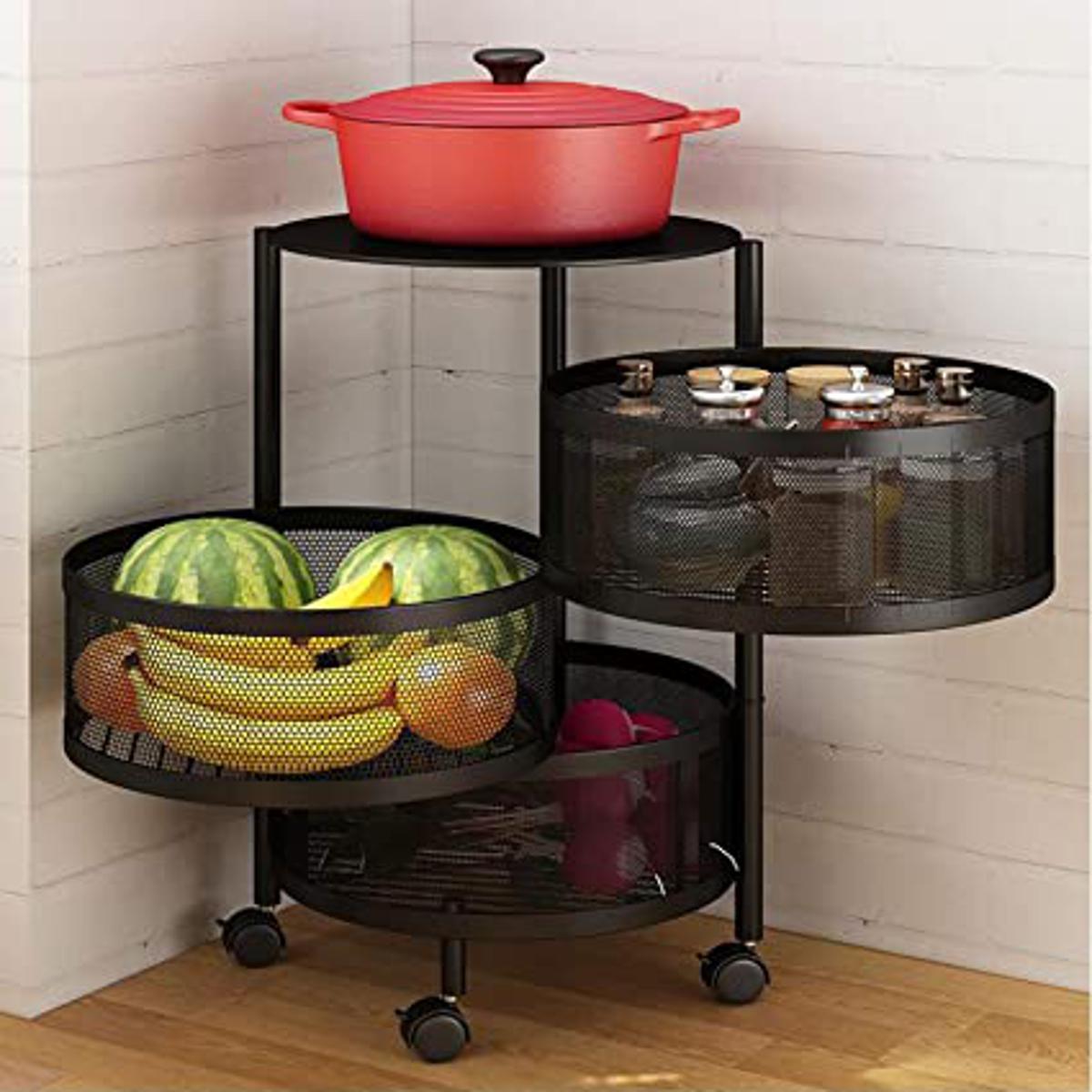 3 Tier - 360 Degree Rack for Storage