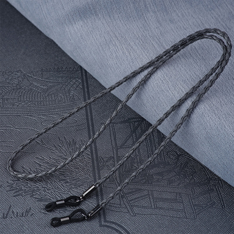 Thick Twist Sunglasses Leather Rope Chain
