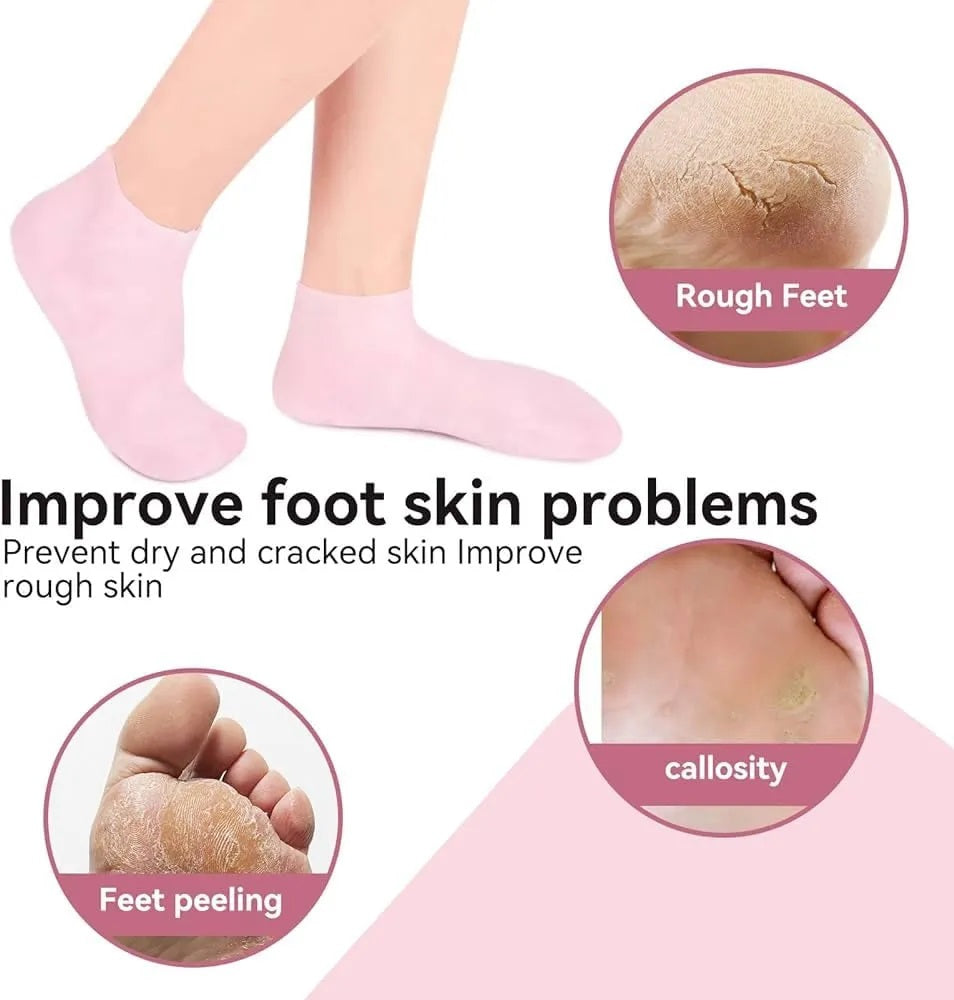 Silicone Exfoliating Socks