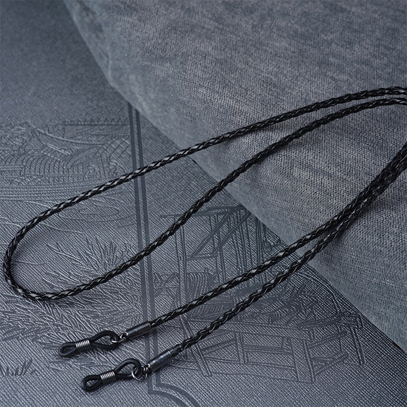 Thick Twist Sunglasses Leather Rope Chain