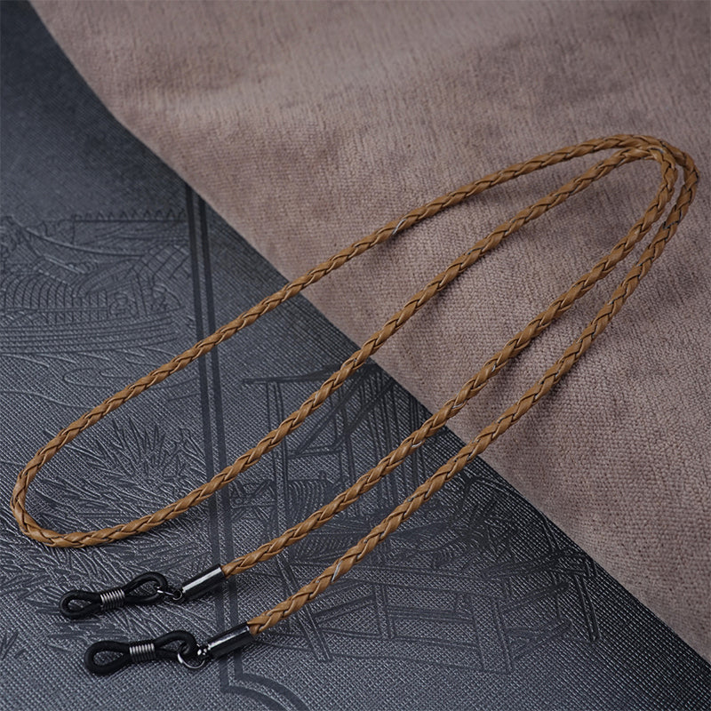 Thick Twist Sunglasses Leather Rope Chain
