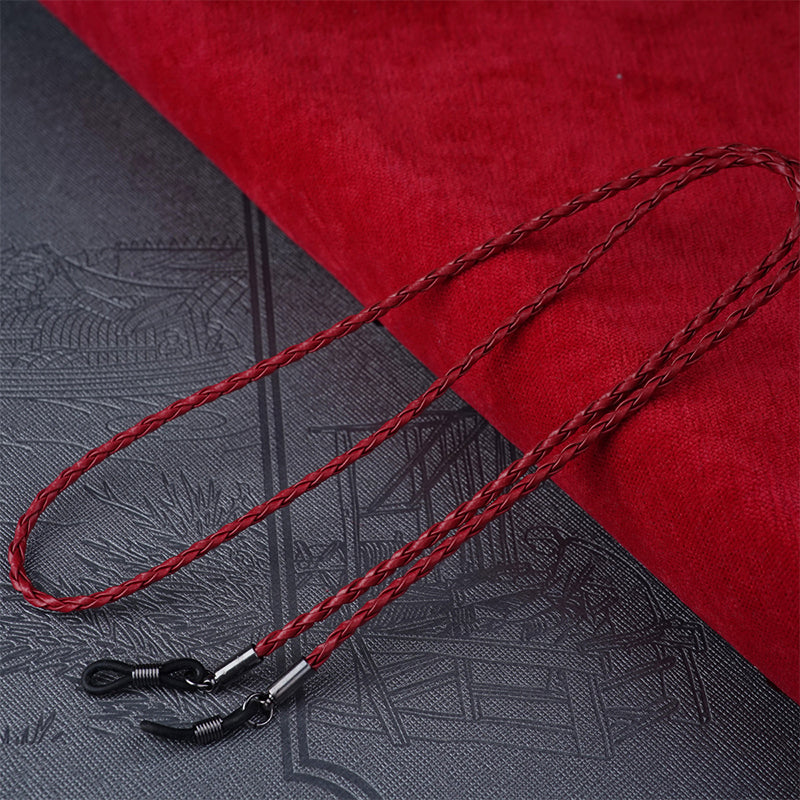 Thick Twist Sunglasses Leather Rope Chain